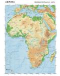Природогеографска стенна карта на Африка (1:7 800 000) - 1t