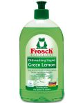Препарат за миене на съдове Frosch - Зелен лимон, 500 ml - 1t