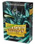 Протектори за карти Dragon Shield Sleeves - Small Matte Mint (60 бр.) - 1t