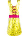 Приказна рокля Adorbs - Жълта, цикламена - 1t