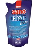 Препарат за прозорци Sano - Clear Blue, 750 ml - 1t