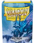 Протектори за карти Dragon Shield Sleeves - Matte Petrol (100 бр.) - 1t