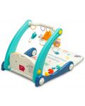 Проходилка с музикална подложка 2 в 1 Caretero Toyz - Синя - 2t