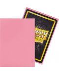 Протектори за карти Dragon Shield Sleeves - Matte Pink (100 бр.) - 3t
