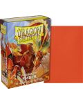 Протектори за карти Dragon Shield - Matte Dual Sleeves Small Size, Ember (60 бр.) - 2t