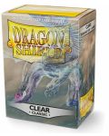 Протектори за карти Dragon Shield - Classic Clear Sleeves (100 бр.) - 1t