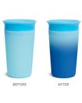 Преходна чаша Munchkin - Miracle 360° Colour Change, 255 ml, синя - 3t