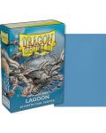 Протектори за карти Dragon Shield Dual Sleeves - Small Matte Lagoon (60 бр.) - 2t