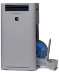 Пречиствател за въздух Sharp - UA-HG60E-L, HEPA, 53 dB, сив - 4t