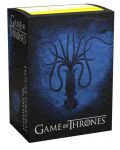 Протектори за карти Dragon Shield - Brushed Art Sleeves Standard Size, Game of Thrones: House Greyjoy (100 бр.) - 1t