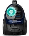 Прахосмукачка без торба Philips - FC9552/09, HEPA, синя - 5t