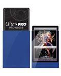 Протектори за карти Ultra Pro - PRO-Gloss Small Size, Blue (60 бр.) - 2t