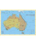 Природогеографски зони: Стенна карта на Австралия (1:4 250 000) - 1t