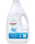 Препарат за пране Friendly Organic - За бебешки дрехи, без аромат, 2l - 1t