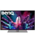 Професионален монитор BenQ - PD2725U, 27", 4K, swivel, сив/черен - 2t