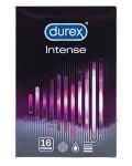 Intense Оребрени презервативи, 16 броя, Durex - 1t