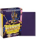 Протектори за карти Dragon Shield - Matte Sleeves Small Siza, Purple (60 бр.) - 2t