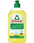 Препарат за миене на съдове Frosch - Жълт лимон, 500 ml - 1t