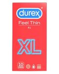 Feel Thin XL Презервативи, 10 броя, Durex - 1t