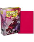 Протектори за карти Dragon Shield - Matte Dual Sleeves Small Size, Fury (60 бр.) - 2t