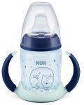 Преходна чаша Nuk - Glow in the Dark, синя, 150 ml - 1t