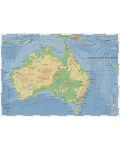Природогеографска стенна карта на Австралия (1:4 250 000) - 1t