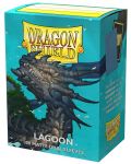 Протектори за карти Dragon Shield Dual Sleeves - Matte Lagoon (100 бр.) - 1t