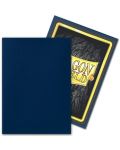 Протектори за карти Dragon Shield - Matte Sleeves Standard Size, Midnight Blue (100 бр.) - 3t