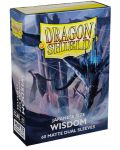 Протектори за карти Dragon Shield Dual Wisdom Sleeves - Small Matte (60 бр.) - 1t