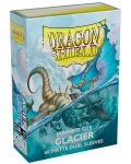 Протектори за карти Dragon Shield Dual Sleeves - Small Matte Glacier (60 бр.) - 1t