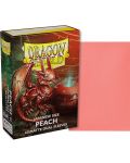Протектори за карти Dragon Shield Dual Sleeves - Small Matte Peach (60 бр.) - 2t