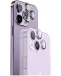 Протектори за камера Blueo - Sapphire Crystal, iPhone 14 Pro/14 Pro Max, златист - 2t