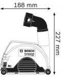 Прахоуловител Bosch - Professional GDE 115/125 FC-T, Ø115-125 mm, Click & Clean - 2t