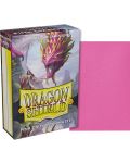 Протектори за карти Dragon Shield Diamond Sleeves - Small Matte Pink (60 бр.) - 2t