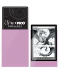 Протектори за карти Ultra Pro - PRO-Gloss Standard Size, Bright Pink (50 бр.) - 2t
