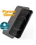 Стъклен протектор PanzerGlass - Privacy AntiBact, iPhone 12/12 Pro - 1t