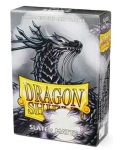 Протектори за карти Dragon Shield Sleeves - Small Matte Slate (60 бр.) - 1t