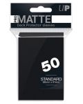 Протектори за карти Ultra Pro - PRO-Matte Standard Size, Black (50 бр.) - 1t