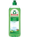 Препарат за миене на съдове Frosch - Зелен лимон, 750 ml - 1t