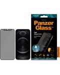 Стъклен протектор PanzerGlass - Privacy AntiBact, iPhone 12/12 Pro - 3t