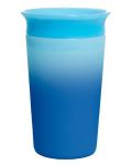 Преходна чаша Munchkin - Miracle 360° Colour Change, 255 ml, синя - 1t