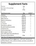 SuperPump Aggression, плодов пунш, 450 g, Gaspari Nutrition - 2t