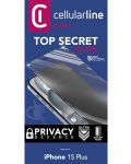 Стъклен протектор Cellularline - Top Secret, iPhone 15 Plus - 4t