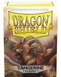 Протектори за карти Dragon Shield Classic Sleeves -  Tangerine (100 бр.) - 1t