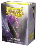 Протектори за карти Dragon Shield Dual Sleeves - Matte Orchid (100 бр.) - 1t