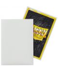 Протектори за карти Dragon Shield Sleeves - Small Matte White (60 бр.) - 3t