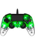 Контролер Nacon - Wired Illuminated Compact Controller, зелен (PS4) - 1t