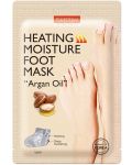 Purederm Маска за крака Heating Moisture Argan Oil, 1 чифт - 1t