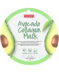 Purederm Лист маска за лице Avocado Collagen, 18 ml - 1t