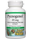 Pycnogenol, 25 mg, 60 капсули, Natural Factors - 1t